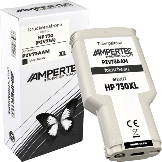 Kompatible Tinte ersetzt HP P2V73A 730 photo black