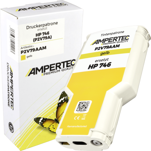 Kompatible Tinte ersetzt HP P2V79A 746 yellow