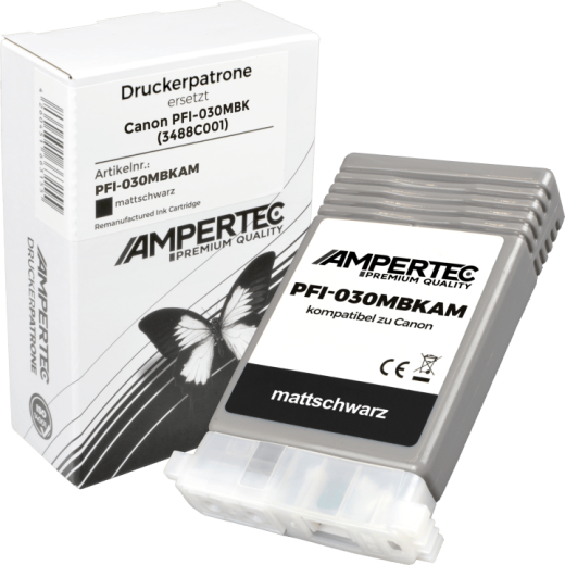 Kompatible Tinte ersetzt Canon PFI-030MBK 3488C001 matte black