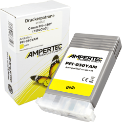 Kompatible Tinte ersetzt Canon PFI-030Y 3492C001 yellow