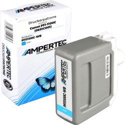Kompatible Tinte ersetzt Canon PFI-1100C cyan