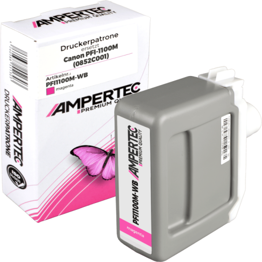 Kompatible Tinte ersetzt Canon PFI-1100M magenta