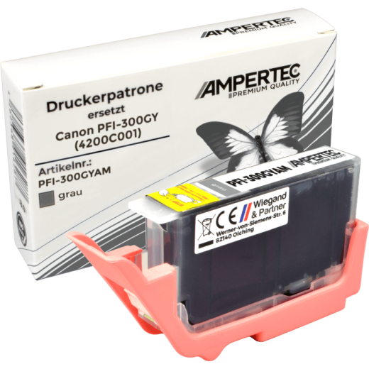 Kompatible Tinte ersetzt Canon PFI-300GY 4200C001 grey