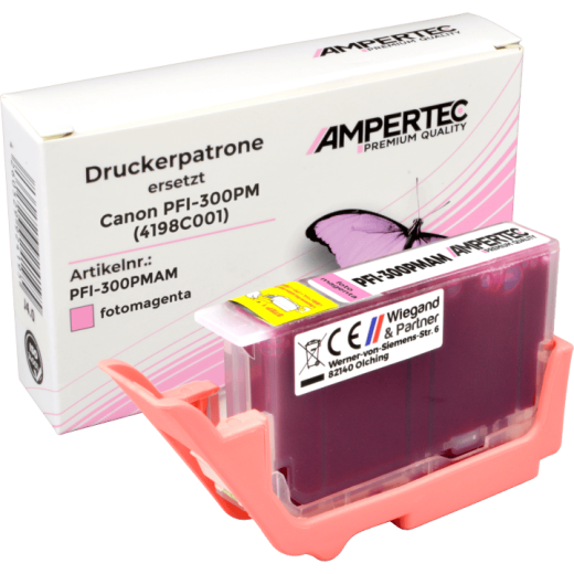Kompatible Tinte ersetzt Canon PFI-300PM 4198C001 photo magenta