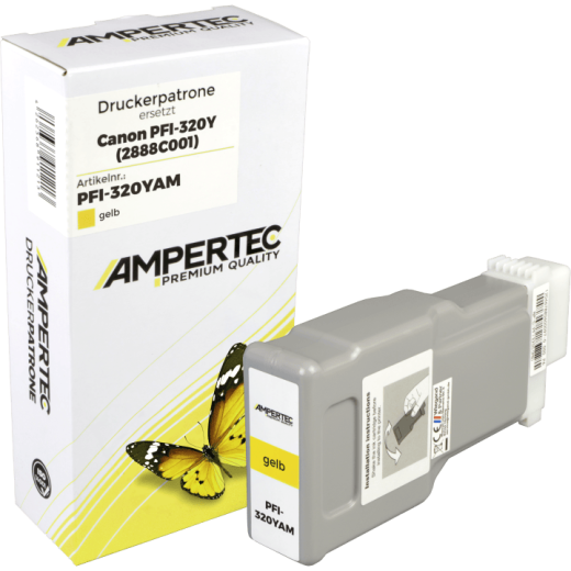 Kompatible Tinte ersetzt Canon PFI-320Y yellow