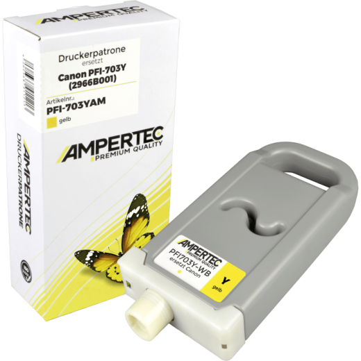 Kompatible Tinte ersetzt Canon PFI-703Y yellow