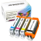 4 Ampertec Tinten ersetzt Canon PGI-550XL+CLI-551XL Multipack KCMY