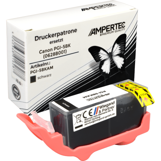 Kompatible Tinte ersetzt Canon PGI-5BK schwarz