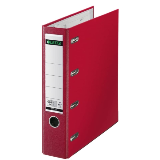 1012 Plastik-Doppelordner - 2x A5 quer, 75 mm, rot