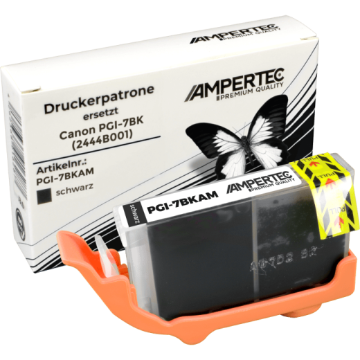 Kompatible Tinte ersetzt Canon PGI-7BK schwarz