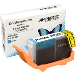 Kompatible Tinte ersetzt Canon PGI-9C cyan