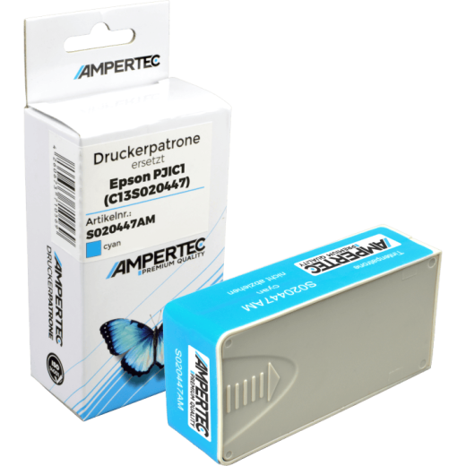 Kompatible Tinte ersetzt Epson C13S020447 PJIC1 cyan