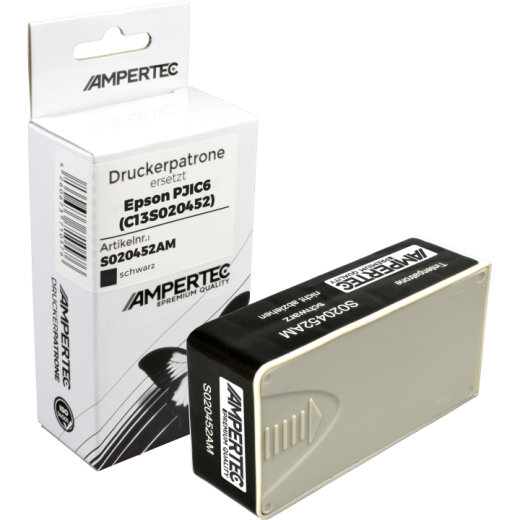 Kompatible Tinte ersetzt Epson C13S020452 PJIC6 schwarz