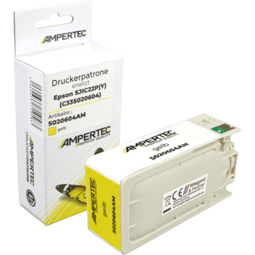 Kompatible Tinte ersetzt Epson C33S020604 SJIC22P(Y) yellow