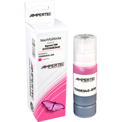 Ampertec Nachfülltinte ersetzt Epson C13T00R340 106...