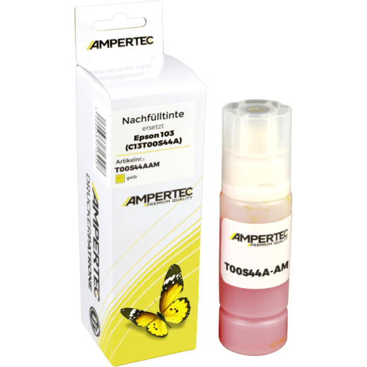 Kompatible Nachfülltinte ersetzt Epson C13T00S44A 103 yellow