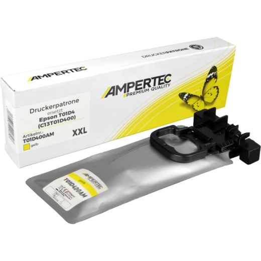 Kompatible Tinte ersetzt Epson C13T01D400 XXL yellow