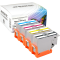 4 Ampertec Tinten ersetzt Epson C13T02F140-440 202 Multipack KCMY