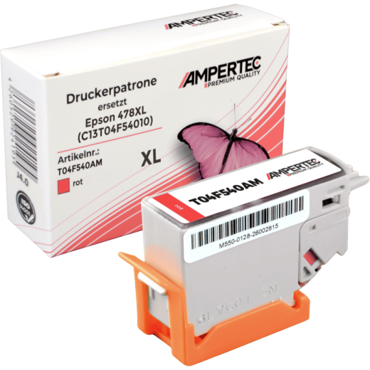 Kompatible Tinte ersetzt Epson C13T04F540 rot 478XL