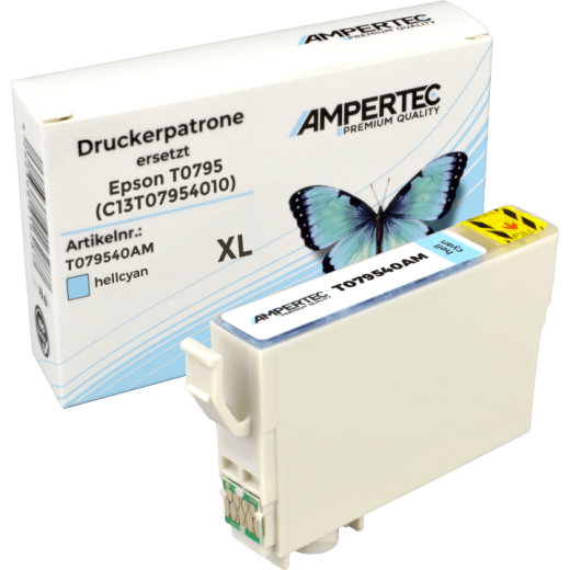 Kompatible Tinte ersetzt Epson C13T079540 light cyan