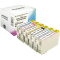 6 kompatible Tinten ersetzt Epson C13T080740 Multipack KCMY LC LM