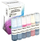 6 kompatible Nachfülltinten ersetzt Epson C13T09B140-640 107 Multipack KCMY LC LM