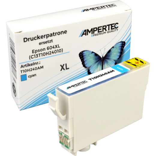 Kompatible Tinte ersetzt Epson C13T10H240 604XL cyan