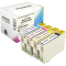 4 Ampertec Tinten ersetzt Epson C13T129540 Multipack KCMY