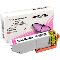 Kompatible Tinte ersetzt Epson C13T243340 24XL magenta