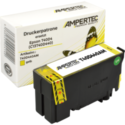 Kompatible Tinte ersetzt Epson C13T40D440 yellow T40D4