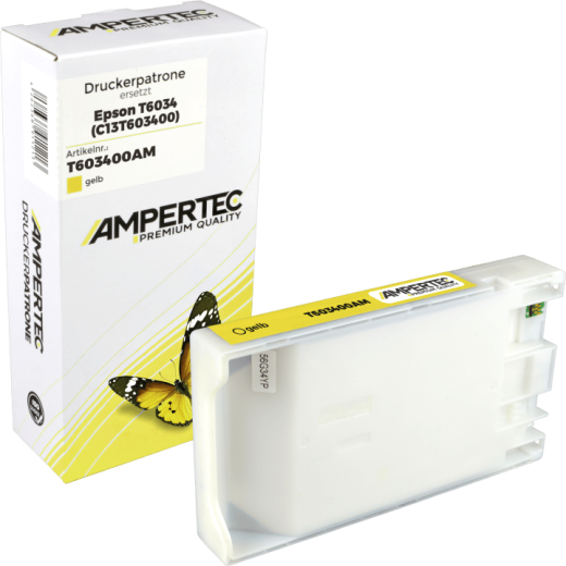 Kompatible Tinte ersetzt Epson C13T603400 T6034 yellow