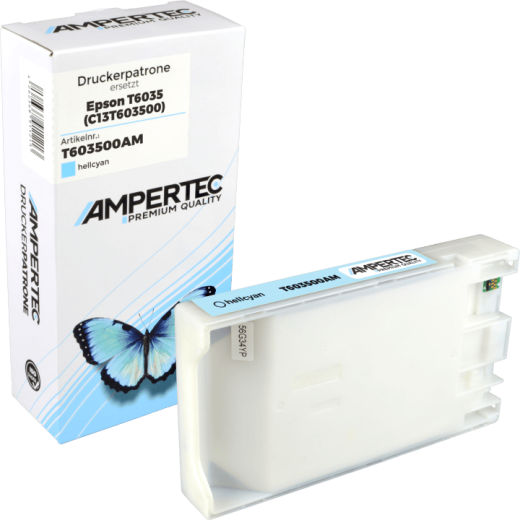 Kompatible Tinte ersetzt Epson C13T603500 T6035 light cyan