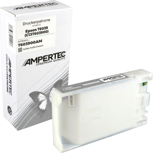 Kompatible Tinte ersetzt Epson C13T603900 T6039 light light black