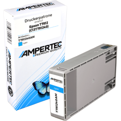 Kompatible Tinte ersetzt Epson C13T791240 cyan T7912