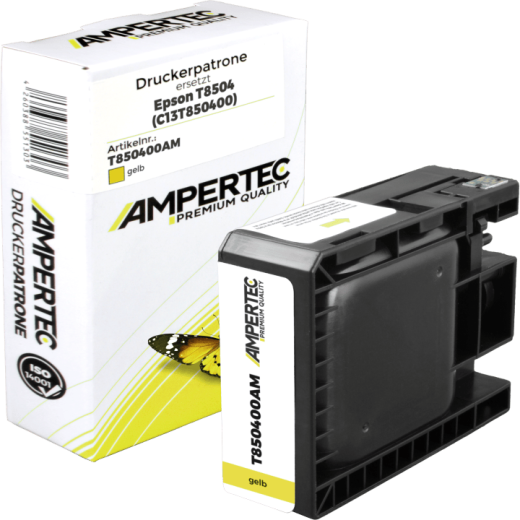 Kompatible Tinte ersetzt Epson C13T850400 yellow