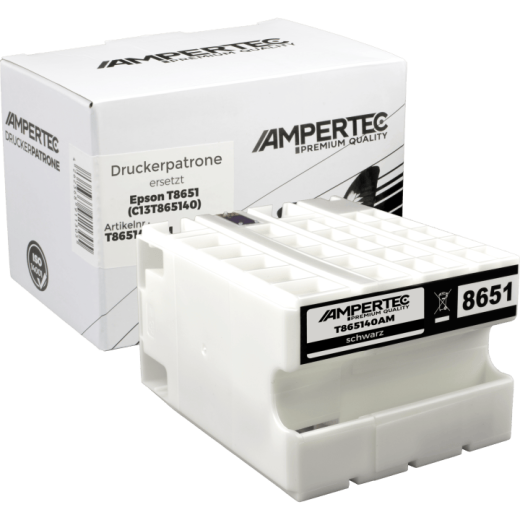 Kompatible Tinte ersetzt Epson C13T865140 black