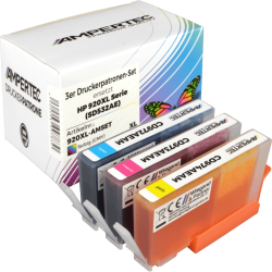 3 Kompatible Tinten ersetzt HP SD532AE 920XL Multipack CMY