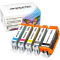 5 Ampertec Tinten ersetzt Canon PGI-550XL CLI-551XL Multipack 2xK CMY