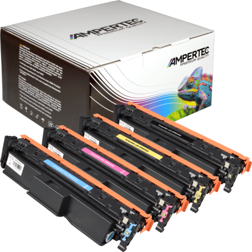 4 Kompatible Toner ersetzt HP 220A Multipack KCMY