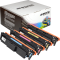 4 Kompatible Toner ersetzt HP 220X Multipack KCMY