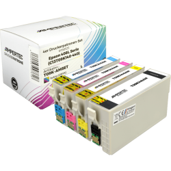 4 Ampertec Tinten ersetzt Epson C13T09K140-440 408L...