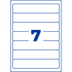 L4760-25 Ordner-Etiketten, 38 x 192 mm, schmale/kurz, 210...