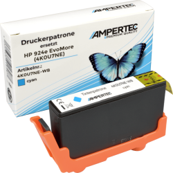 Kompatible Tinte Ersetzt HP 4K0U7NE 924e EvoMore cyan