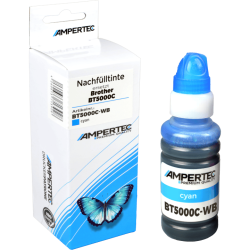 Kompatible Tinte ersetzt Brother BT5000C cyan