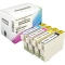 4 kompatible Tinten ersetzt Epson C13T02V640 502 Multipack KCMY