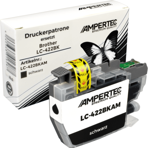 Kompatible Tinte ersetzt Brother LC-422BK schwarz