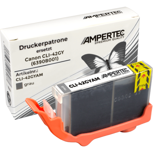 Kompatible Tinte ersetzt Canon 6390B001 CLI-42GY grau