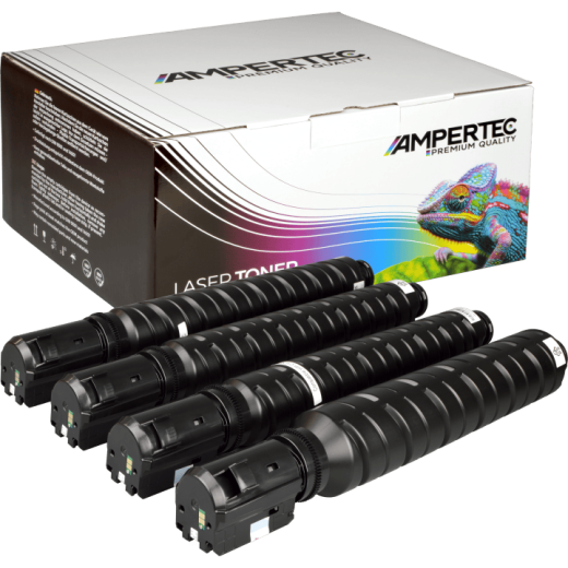 4 Kompatible Toner ersetzt Canon C-EXV64 Multipack KCMY
