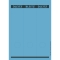 1687 PC-beschriftbare Rückenschilder - Papier, lang/breit, 75 Stück, blau