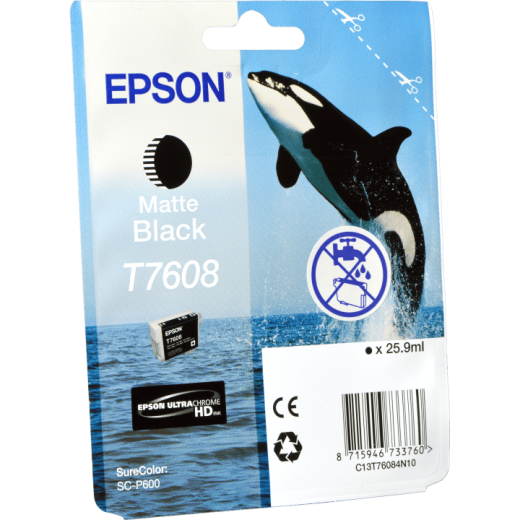 Epson Tinte C13T76084N matt schwarz T7608